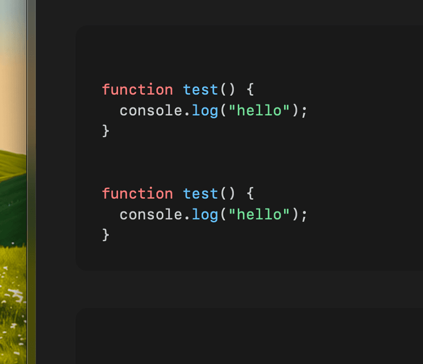 Rendered Markdown document, view 3