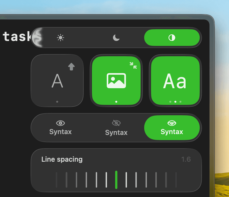 Light appearance customisation, view 4