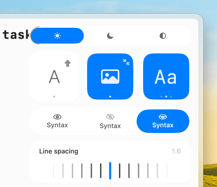Light appearance customisation, view 1