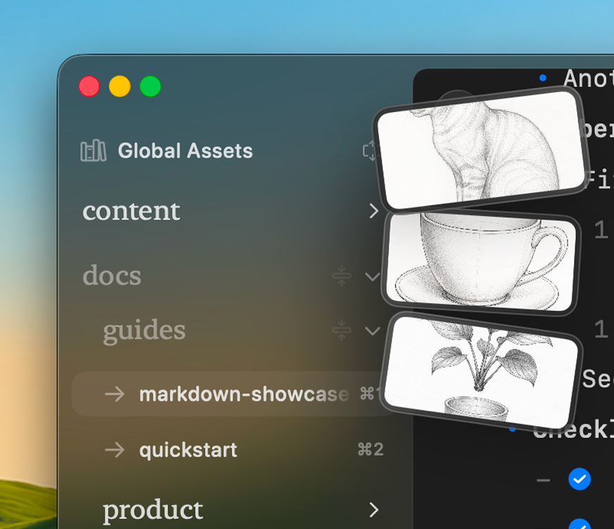 Appearance and typography controls, view 3